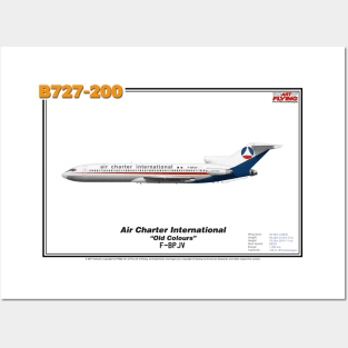 Boeing B727-200 - Air Charter International "Old Colours" (Art Print) Posters and Art